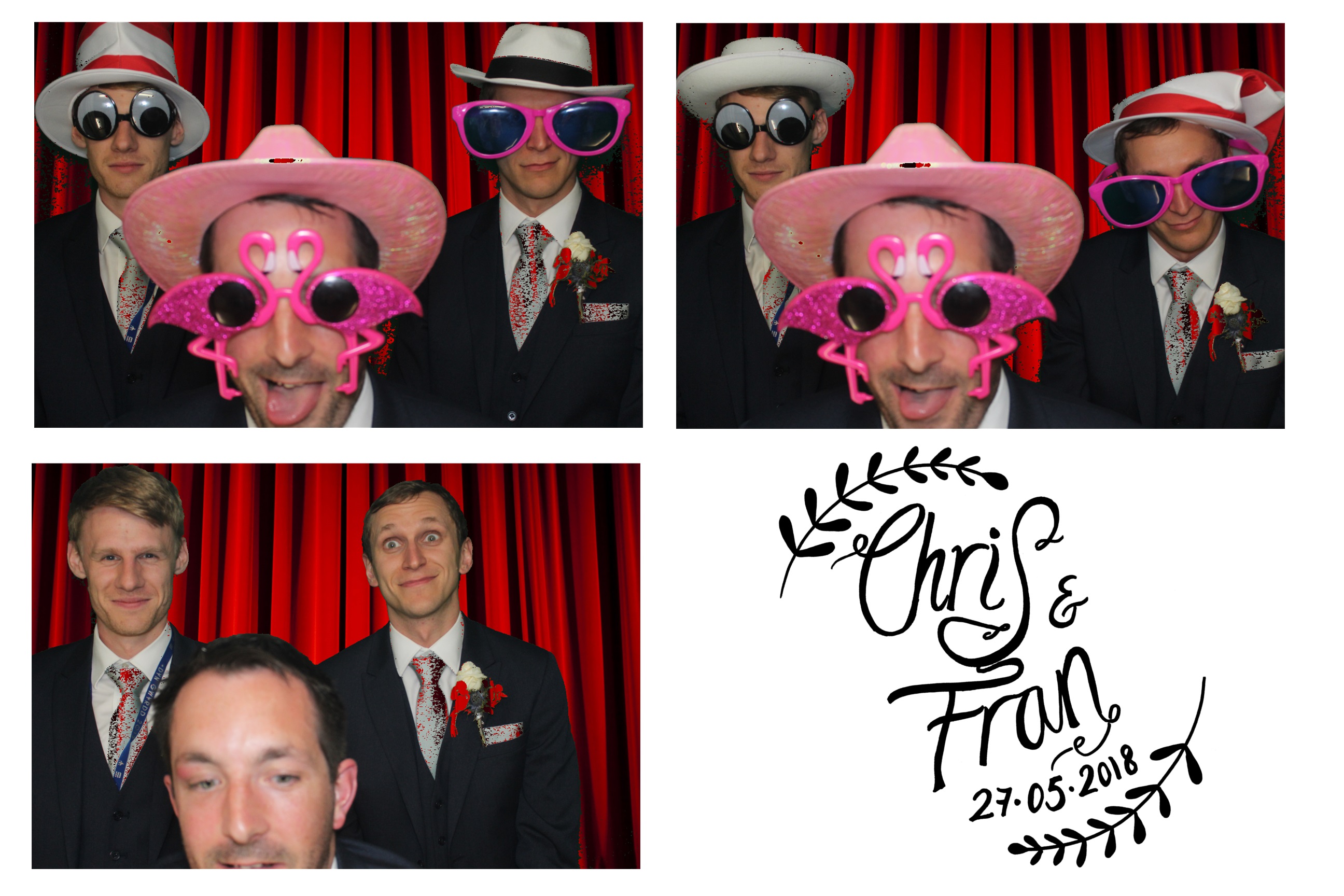Chris & Fran | View more photos from the event at images.mobile-photo-booth.com/u/MobilePhotoBoothUK/Chris-Fran